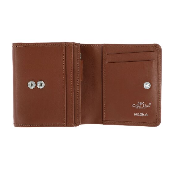 Golden Head Polo Wallet RFID protection Genuine Leather 10 cm