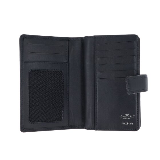 Golden Head Polo Wallet RFID protection Genuine Leather 15.5 cm