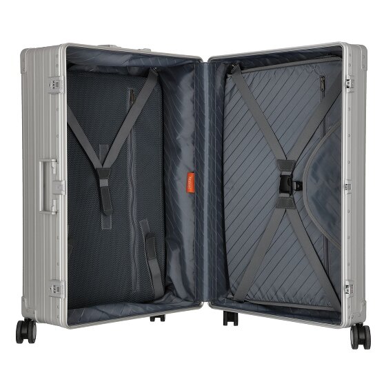 Aleon Traveler Macro 4-wheel Aluminum Trolley, 77 cm, with Garment bag