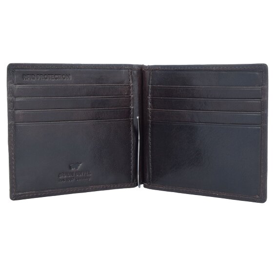 Braun Büffel Arezzo credit card case RFID leather 12 cm