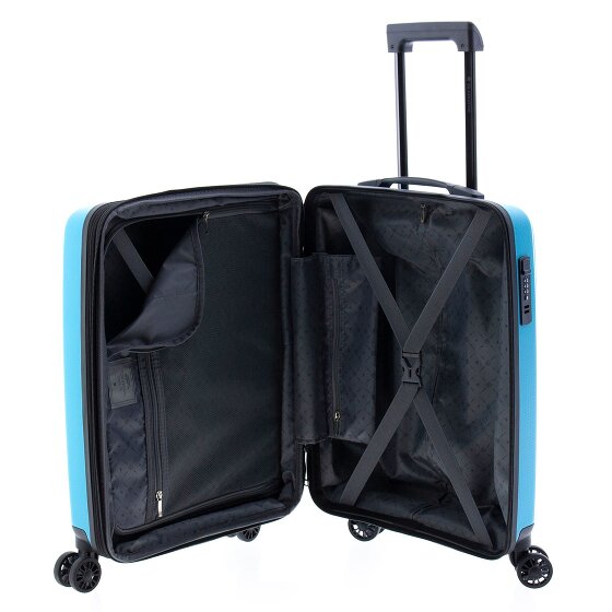 Gladiator 1700 4 wheels Cabin trolley 55 cm with expansion pleat