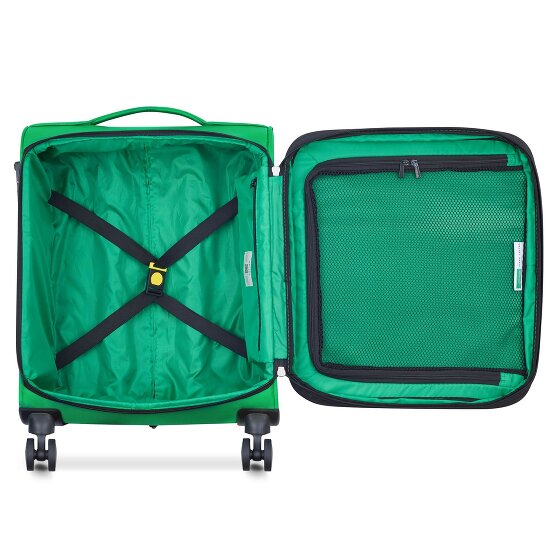 Delsey Paris x Colors Benetton Color Block 4-wheeled cabin trolley 55 cm with expansion fold
