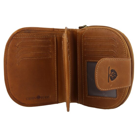 Greenburry Tornado Wallet RFID protection Leather 14 cm