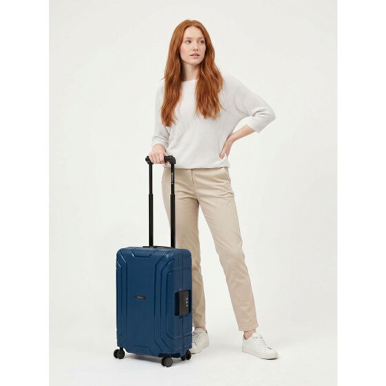 Redolz Essentials 15 4-wheel Cabin suitcase, 55 cm, with Three-Point Lock