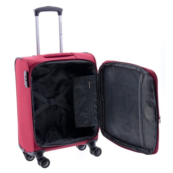 Gladiator 2000 4 wheels Cabin trolley 55 cm with expansion pleat