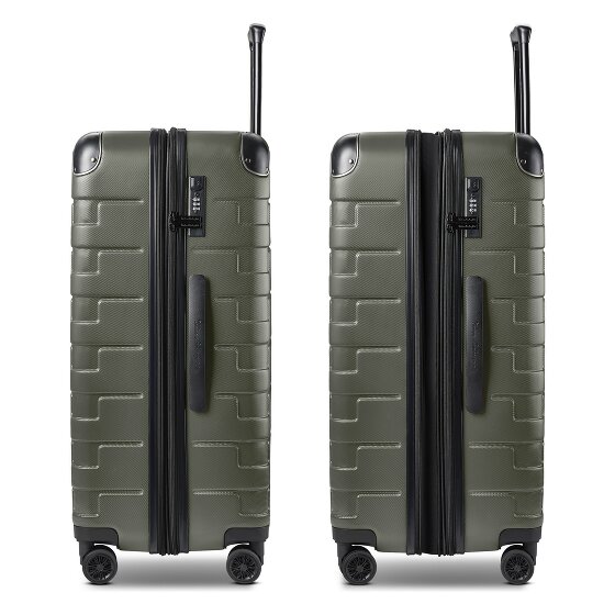 Tonino Lamborghini Milano 4 wheels Trolley L 72 cm Expandable