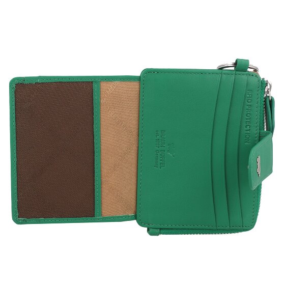 Braun Büffel Joy Credit card case RFID protection Leather 11 cm