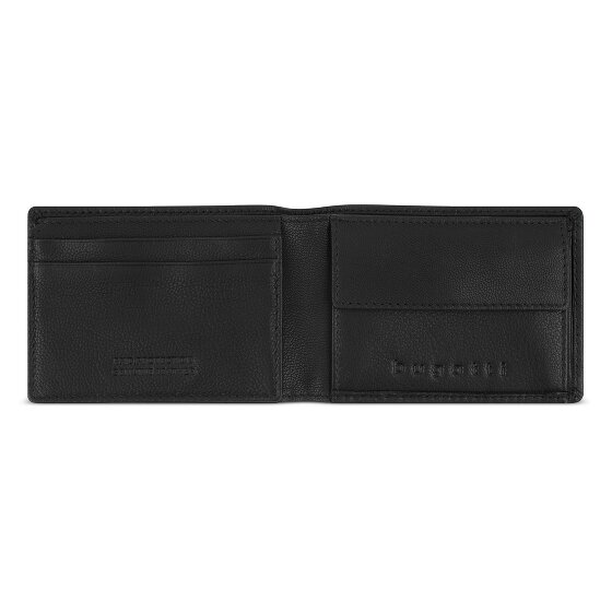 Bugatti Black Magic Wallet Leather 10 cm