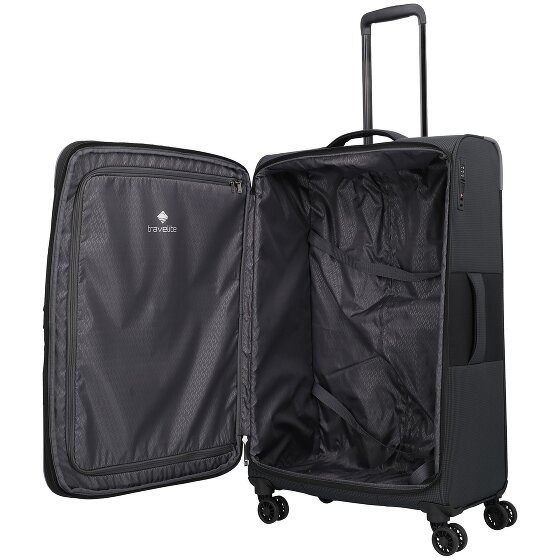 Travelite Corsiica 4 wheels Trolley L 77 cm with expansion pleat