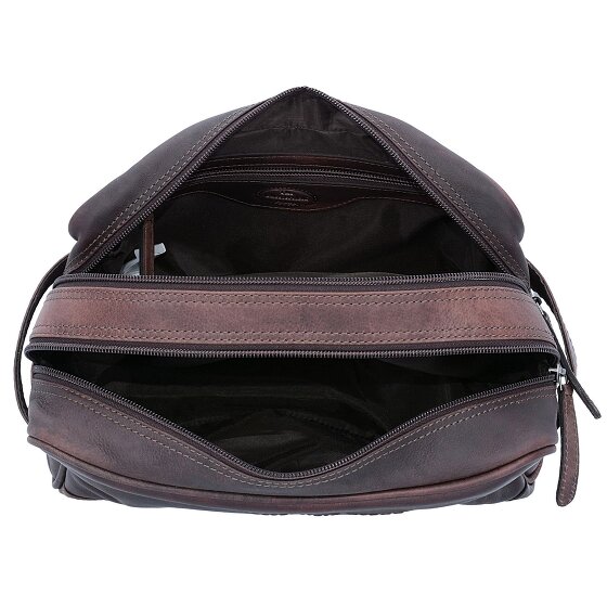 The Chesterfield Brand Wax Pull Up Toilet bag Leather 29 cm