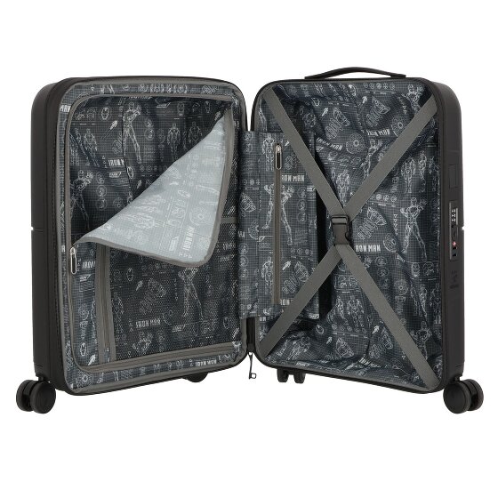 American Tourister Dashpop Marvel 4 wheels Cabin trolley 55 cm with expansion pleat