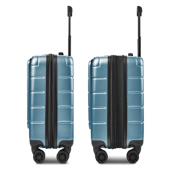 Police Dublin 4 wheels Cabin suitcase S 54 cm Laptop compartment Expandable