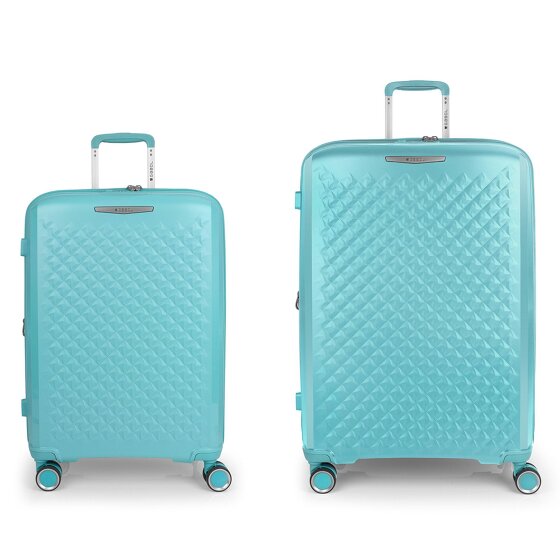 Gabol Queens 4 wheels Suitcase set 2-piece with expansion pleat