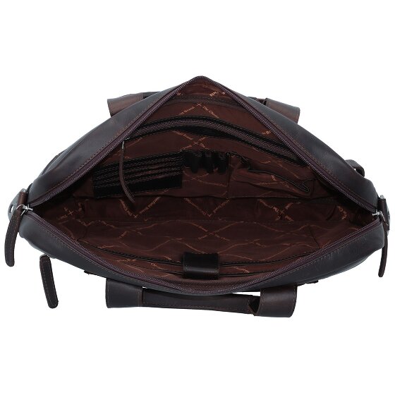 The Chesterfield Brand Wax Pull Up Briefcase Leather 40 cm Laptop compartment