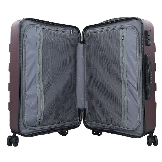 Bugatti Galatea 4 roll suitcase set 3pcs.
