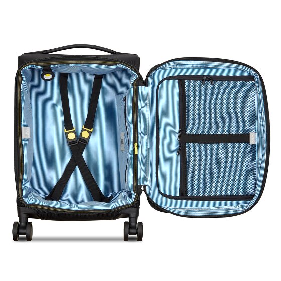 Delsey Paris Montmartre 3 4 wheels Cabin trolley 55 cm with expansion pleat