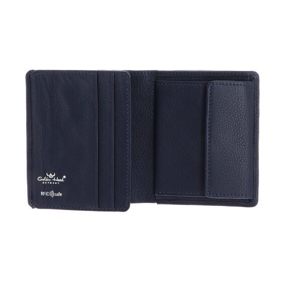 Golden Head Capri Wallet RFID protection Genuine Leather 10 cm