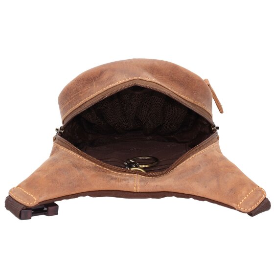 Greenburry Vintage biker fanny pack leather 20 cm