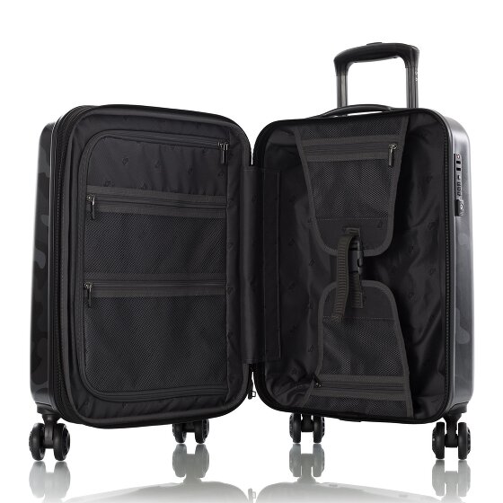 Heys Black Camo 4 wheels Cabin trolley S 53 cm with expansion pleat