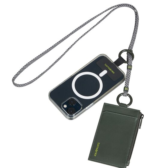 Samsonite Prismix Credit card case RFID protection Genuine Leather 6.5 cm