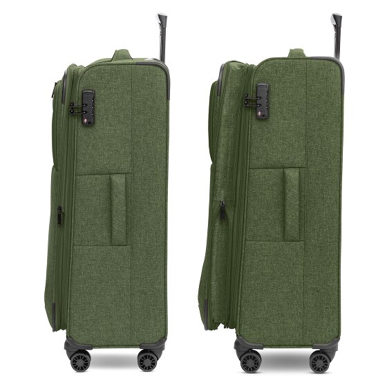 Redolz Essentials 12 LARGE 4 wheels Trolley 79 cm with expansion pleat