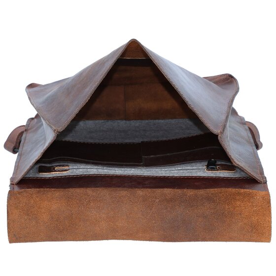 Harold's Aberdeen backpack leather 35 cm laptop compartment