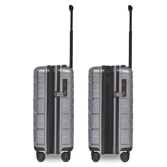 Bergpfeil Travel 4-wheeled cabin trolley S 55 cm with expansion pleat