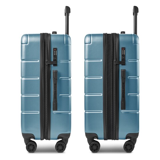 Police Dublin 4 wheels Suitcase set 3-piece Expandable