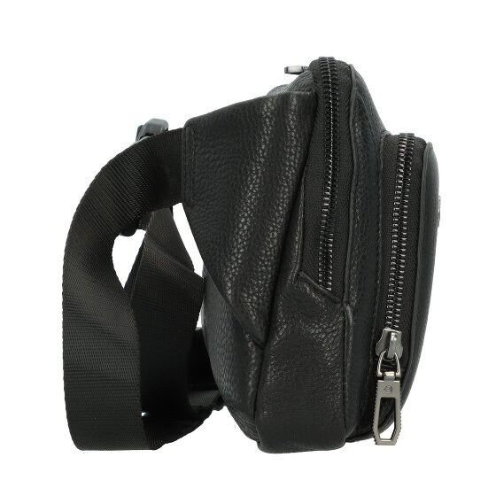 Piquadro Wollem Fanny pack RFID protection Leather 27 cm