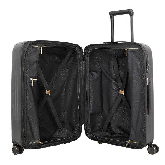 Travelite Barbara 4 wheels Suitcase set 3-piece with expansion pleat