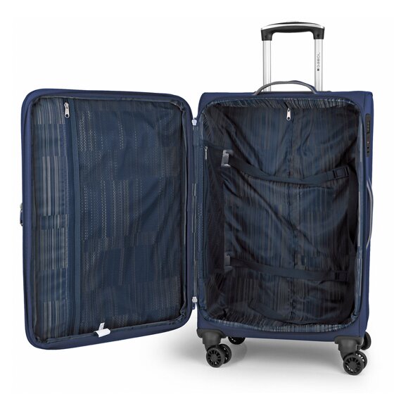 Gabol Zambia 4 wheels Suitcase set 3-piece with expansion pleat