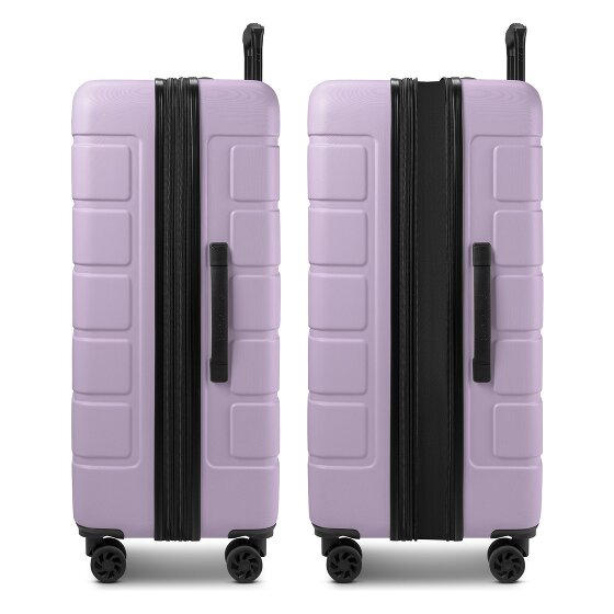 Saxoline Miami 4 wheels Suitcase set 3-piece with expansion pleat