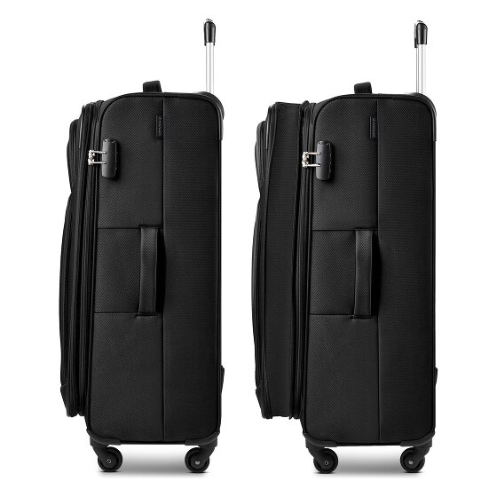 Wenger Beaumont 4-wheel Suitcase Set (S+L) expandable gusset