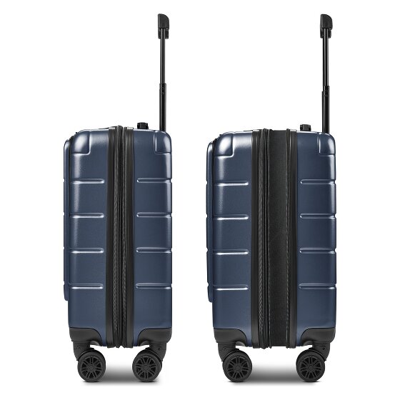 Police Dublin 4 wheels Cabin suitcase S 54 cm Laptop compartment Expandable
