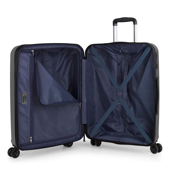 Gabol Montreal 4 wheels Suitcase set 3-piece with expansion pleat