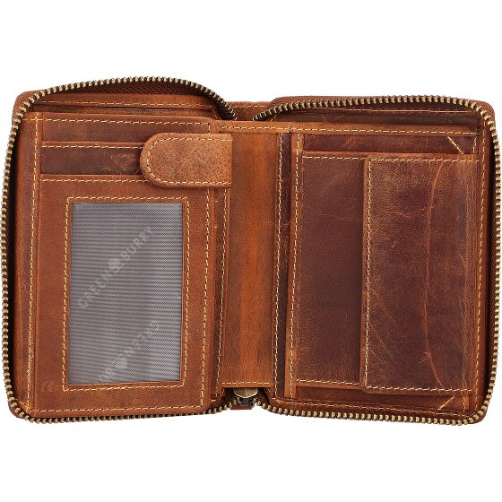 Greenburry Vintage Wallet Genuine Leather 12.5 cm