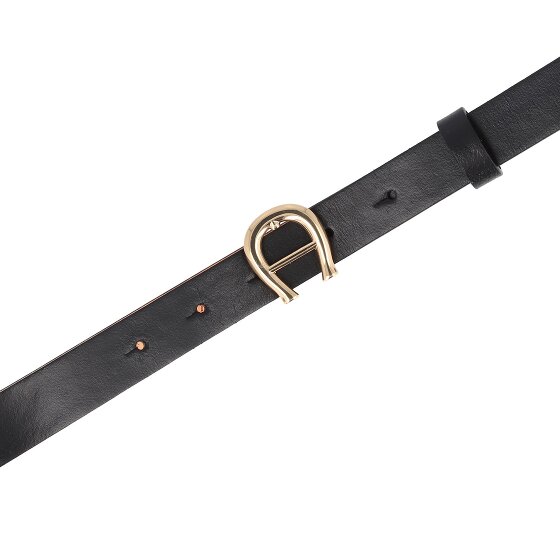 Aigner Logo belt leather
