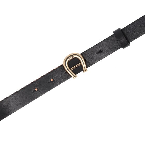 Aigner Logo belt leather
