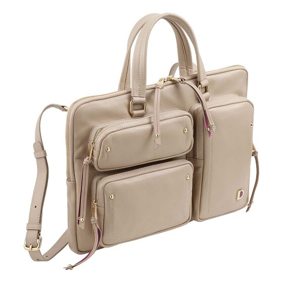 DuDu Pocket Briefcase Genuine Leather 36 cm Laptop compartment