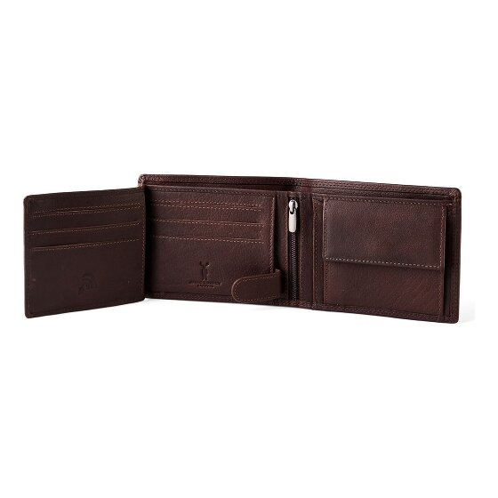 Jack Kinsky Porto 101 Wallet RFID protection Genuine Leather 12.5 cm