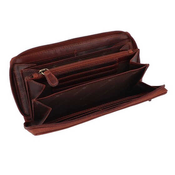 Greenburry Rugged Wallet RFID protection Leather 19 cm