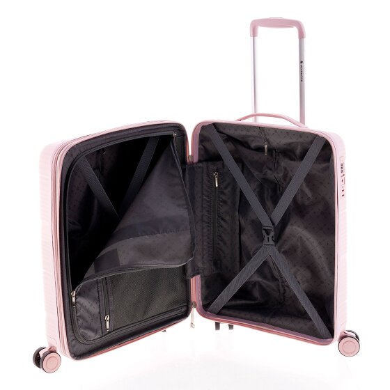 Gladiator 0800 4 wheels Cabin trolley 55 cm with expansion pleat