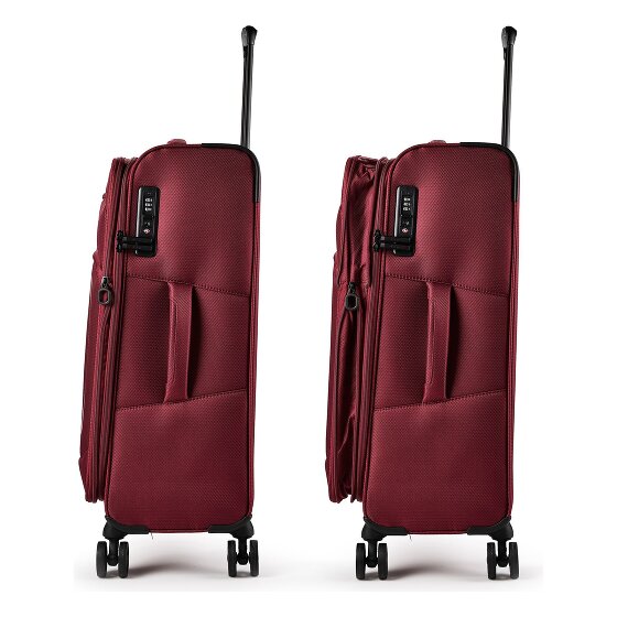 d&n Travel Line 9804 4 wheels Trolley M 68 cm Expandable