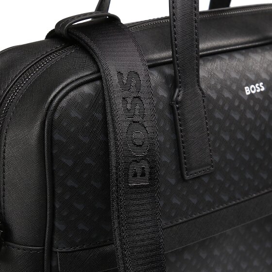 Boss Zair Briefcase Leather 38 cm Laptop compartment