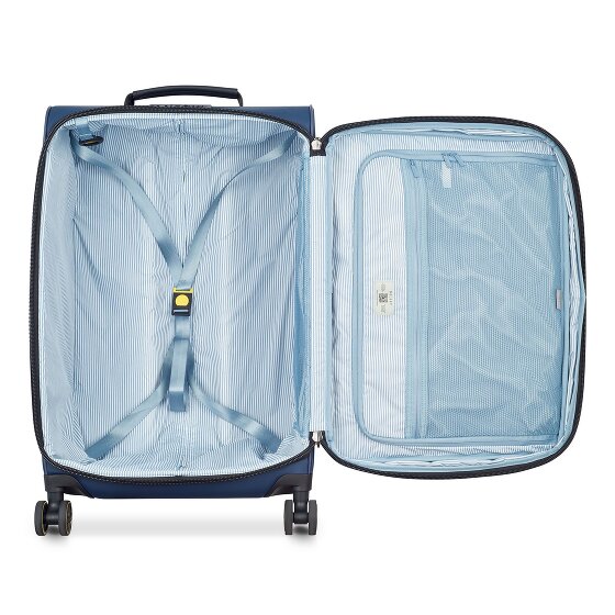 Delsey Paris Turenne Soft 4 wheels Trolley 68 cm with expansion pleat