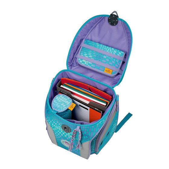 DerDieDas ErgoFlex Max LED School bag set 5-piece