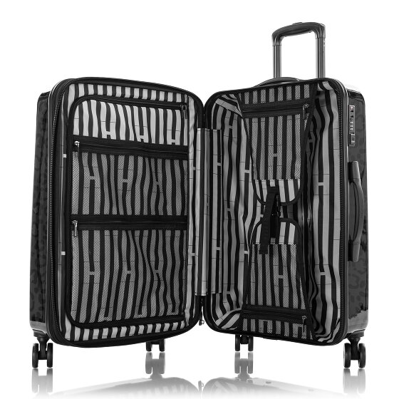Heys Black Camo 4 wheels Suitcase set 3-piece with expansion pleat