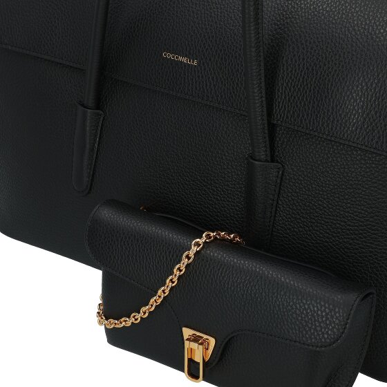 Coccinelle Double Beat Shopper Bag Leather 47 cm