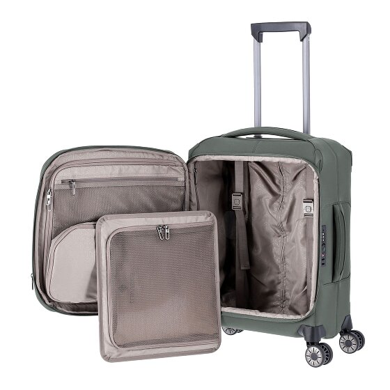 Travelite Priima 4 wheels Cabin suitcase 55 cm Expandable