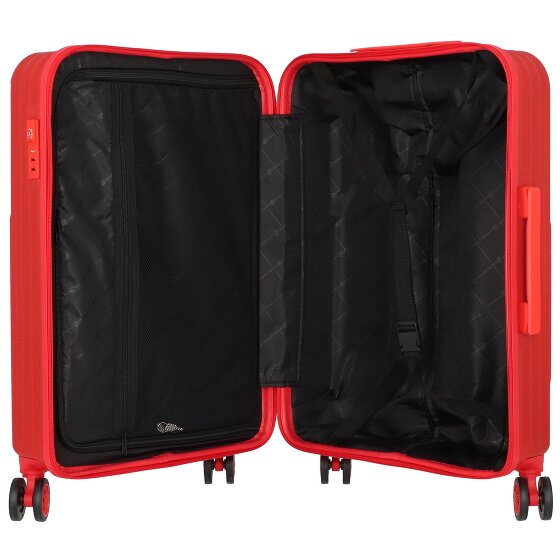 Check.In Liverpool 4 Roll Suitcase Set 3pcs.